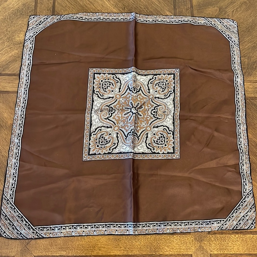 # Ashear scarf 100% silk.